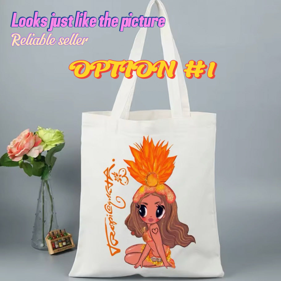 Fan-Inspired Tropicoqueta Collection Tote bag