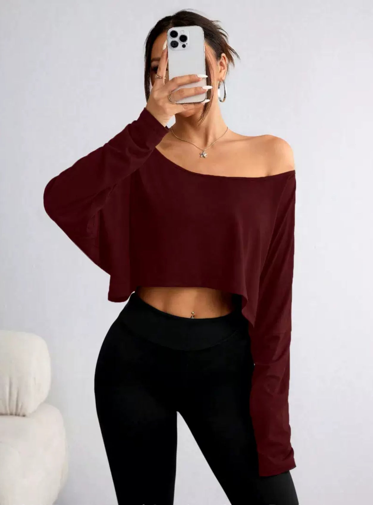 Classic Off- Shoulder Top